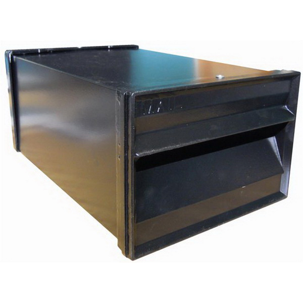 Front and Back 230 Metal Letterbox Set with Concertina Liner Plain Aluminium Front and Back 230 Metal Letterbox Set with Concertina Liner Plain Aluminium