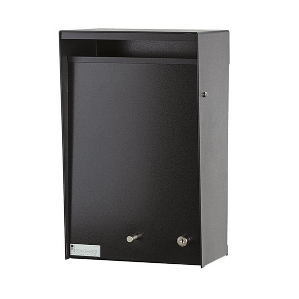 Wall Mount Letter Box 250 x 180 x 400 in Black WMBLK Wall Mount Letter Box 250 x 180 x 400 in Black WMBLK