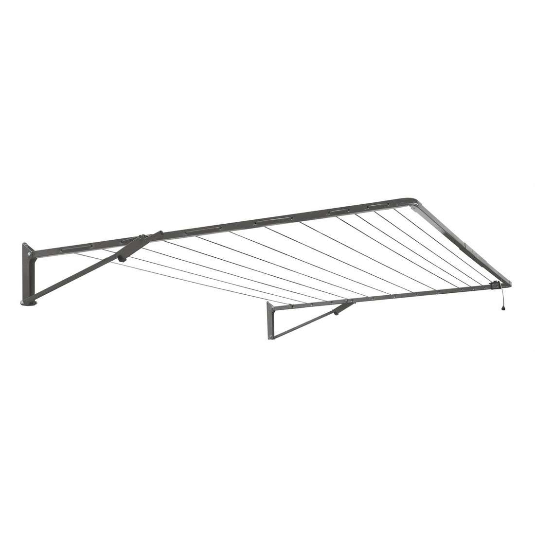 Standard Fold Down Clothesline Woodland Grey 2.49 x 1.5m Standard Fold Down Clothesline Woodland Grey 2.49 x 1.5m