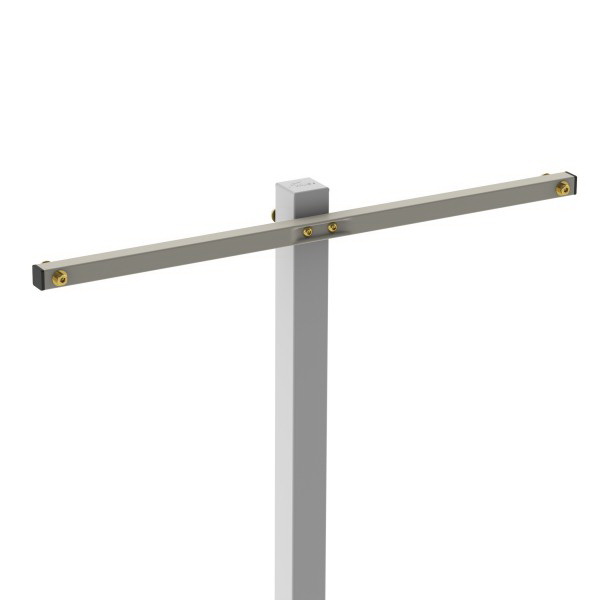 Retracting Clothesline Mount Bar For 4 Line 720 x 25 x 25mm Stone 77246 Retracting Clothesline Mount Bar For 4 Line 720 x 25 x 25mm Stone 77246