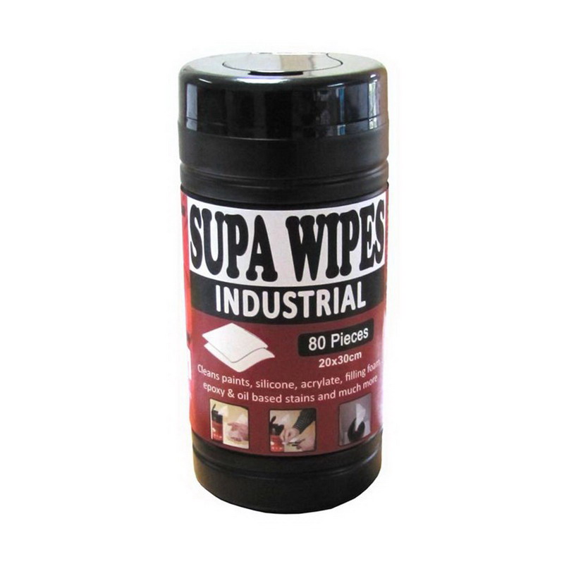 Supa Wipes Industrial Cleaning Wipes 80-Pack SW-80I Supa Wipes Industrial Cleaning Wipes 80-Pack SW-80I