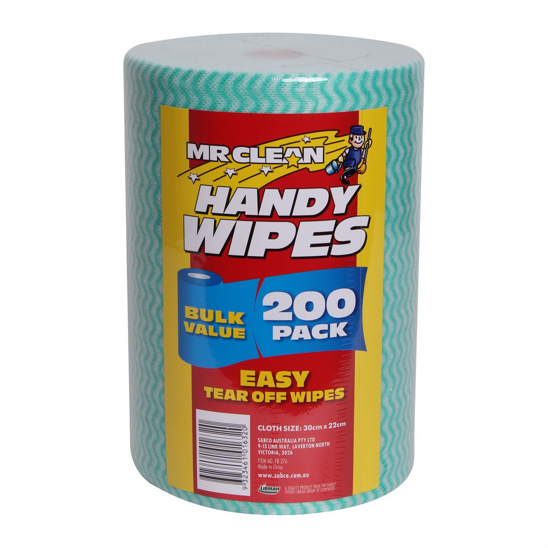 Cleaning Handy Wipes Green 200/Roll PB276 Cleaning Handy Wipes Green 200/Roll PB276