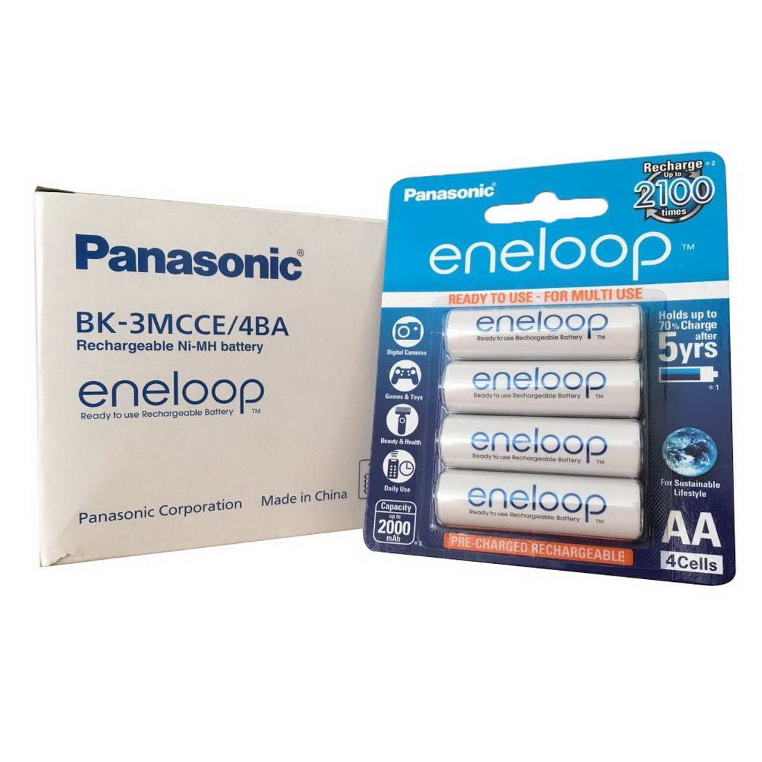 Eneloop 2000mAh AA Ready to use Rechargeable Battery 4 pack Eneloop 2000mAh AA Ready to use Rechargeable Battery 4 pack