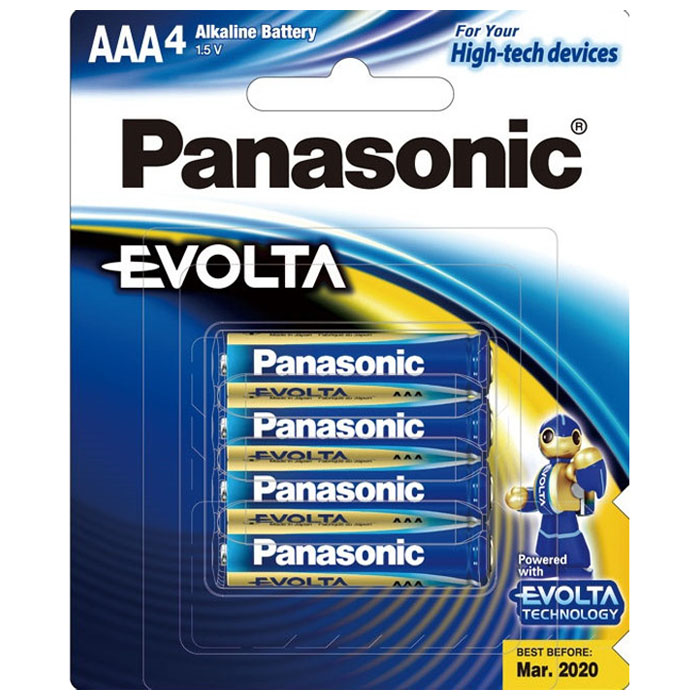 Evolta 1.5V AAA Alkaline Battery 4 Pack Evolta 1.5V AAA Alkaline Battery 4 Pack