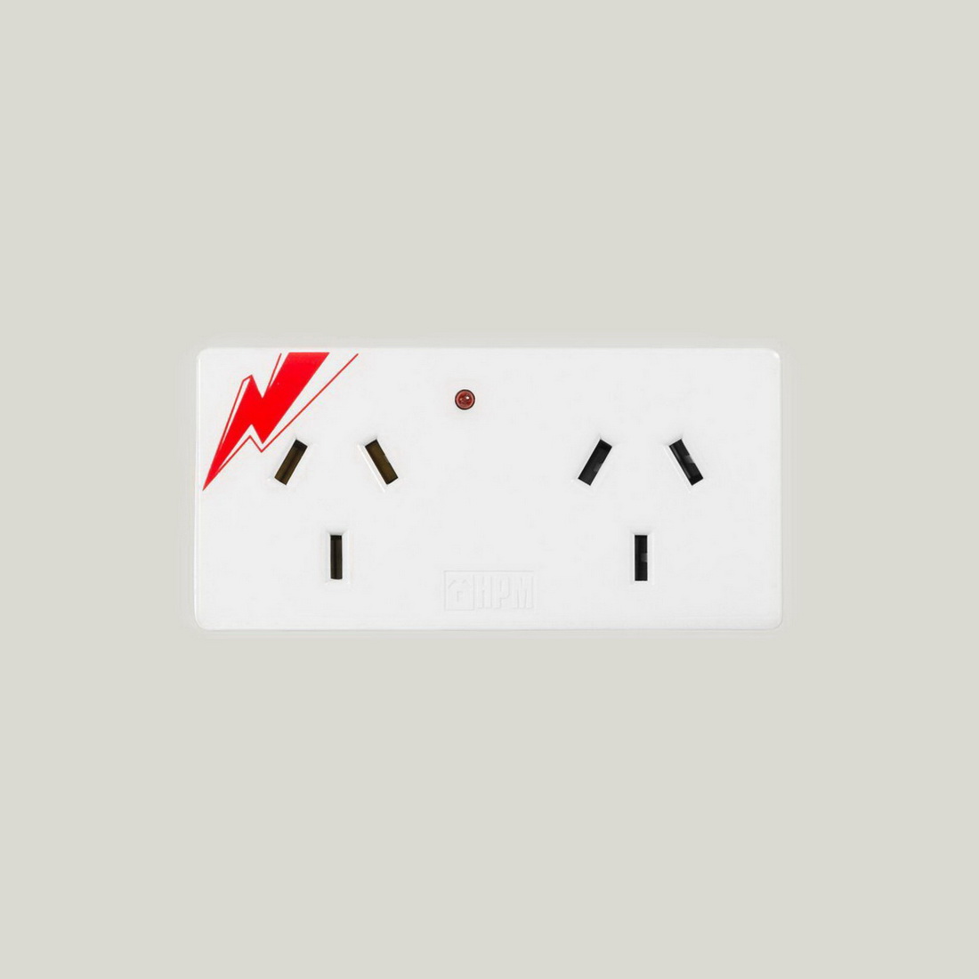 10A Surge Protected Double Adapter White 10A Surge Protected Double Adapter White