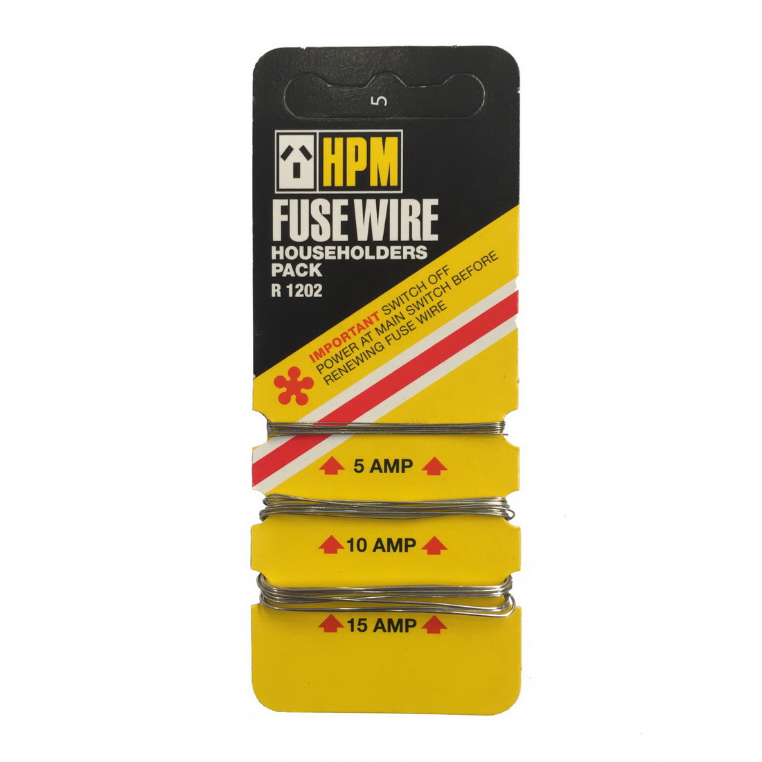 Fuse Wire Card 5A /10A /15A Pack of 3 Fuse Wire Card 5A /10A /15A Pack of 3