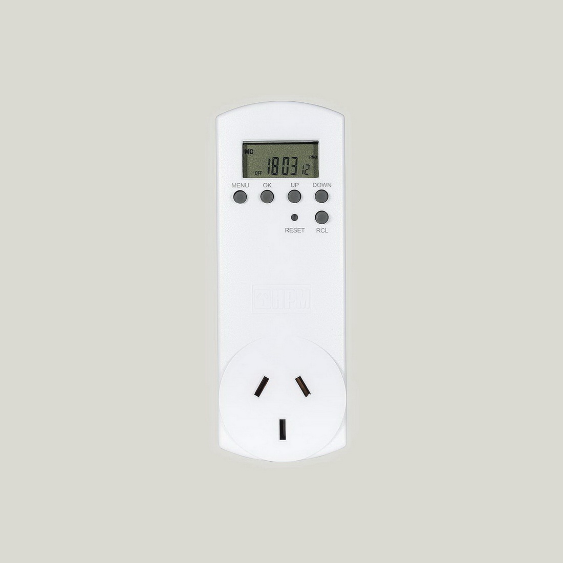 10A 2400W 1 Outlet Plug-In Slim Digital Timer 10A 2400W 1 Outlet Plug-In Slim Digital Timer