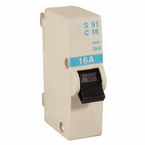 16A 1-Pole Plug-In Mini Circuit Breaker Blue 16A 1-Pole Plug-In Mini Circuit Breaker Blue