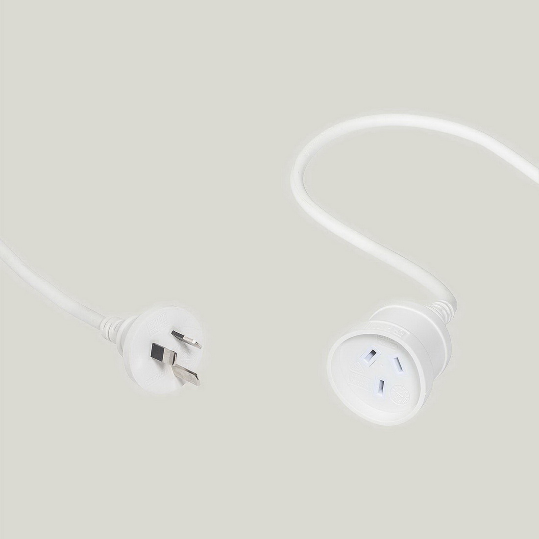 Extension Lead 15m Household Duty White Extension Lead 15m Household Duty White