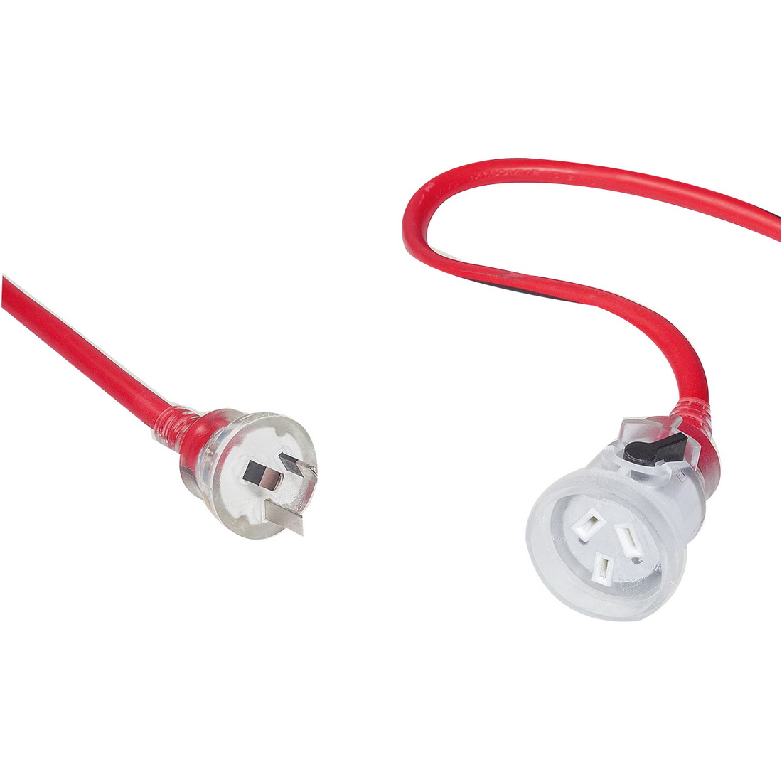 20m Single Outlet Extra Heavy Duty Extension Lead with Locking Socket Red 20m Single Outlet Extra Heavy Duty Extension Lead with Locking Socket Red