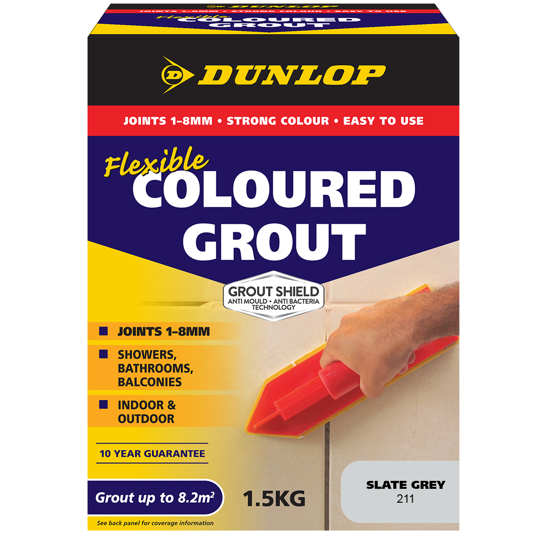 Flexible Coloured Grout Slate Grey 5kg 10335 Flexible Coloured Grout Slate Grey 5kg 10335