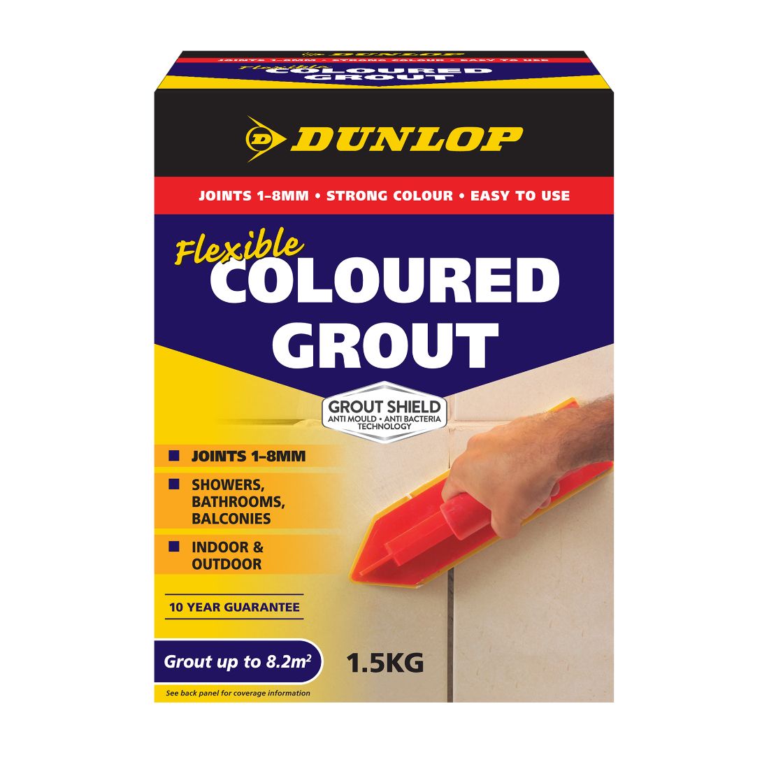 Flexible Coloured Grout Misty Grey 1.5kg 10321 Flexible Coloured Grout Misty Grey 1.5kg 10321