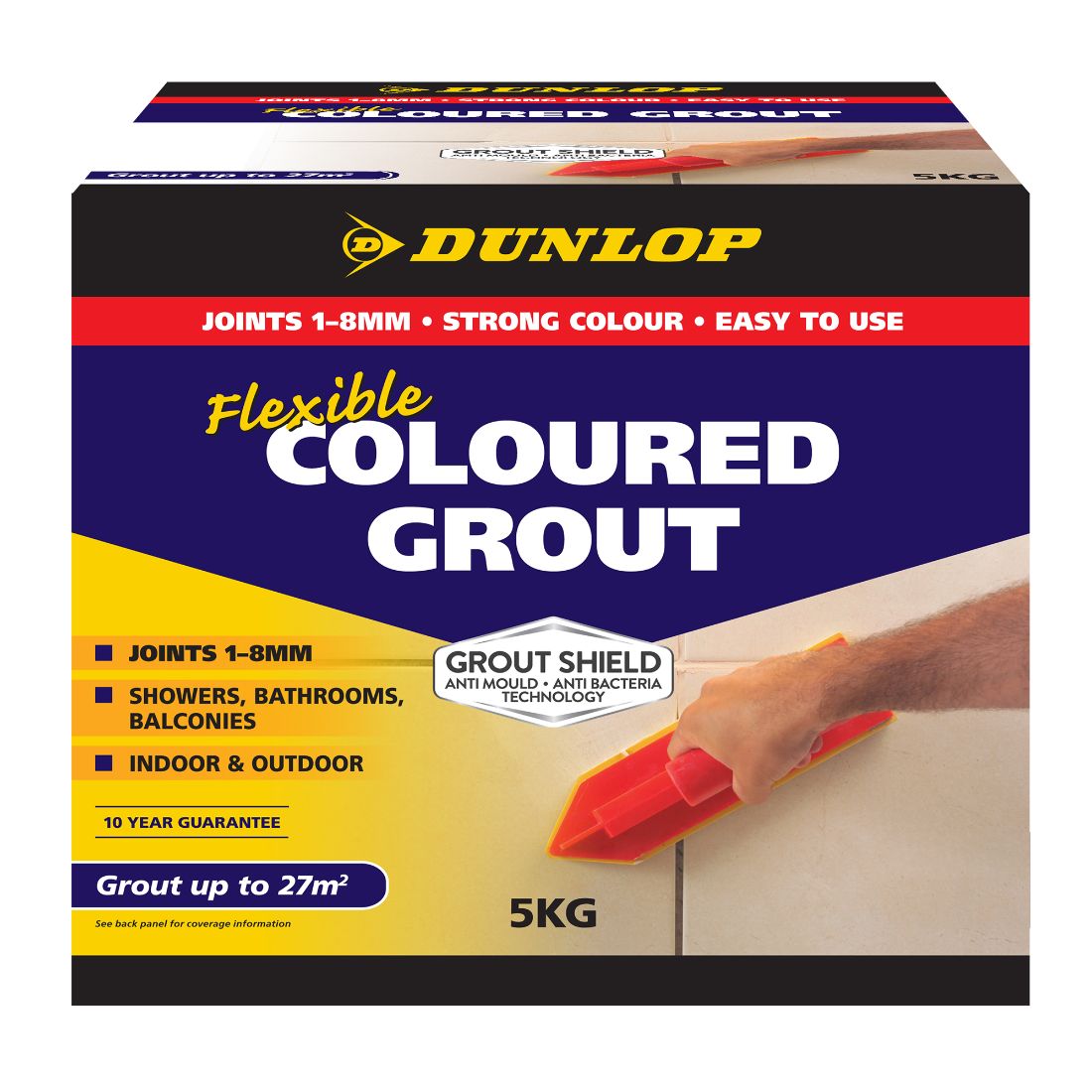 Flexible Coloured Grout Alabaster 5kg 13410 Flexible Coloured Grout Alabaster 5kg 13410