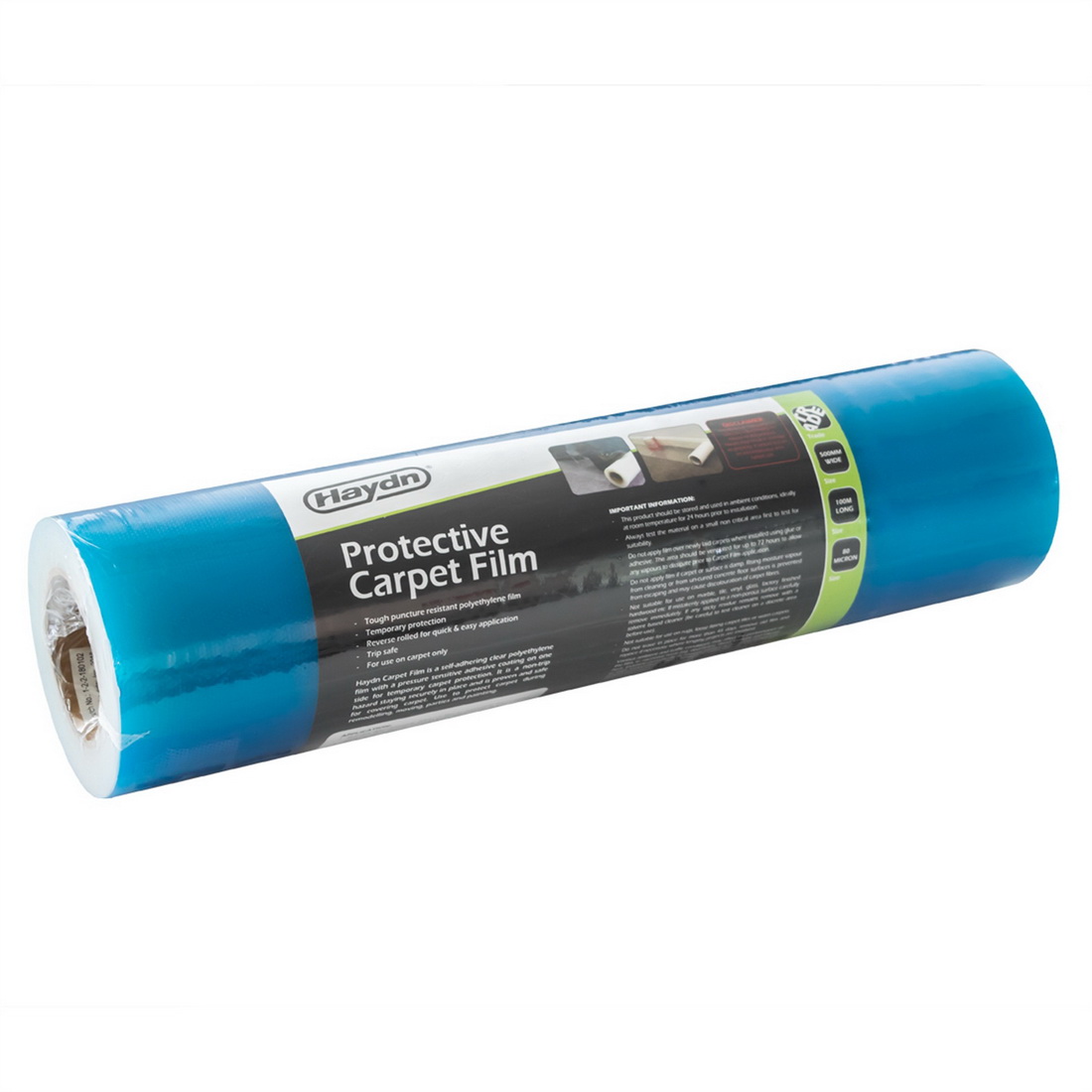 100m x 500mm Protective Carpet Film Clear 100m x 500mm Protective Carpet Film Clear