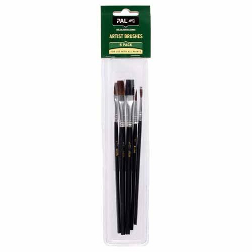 Premium Artist Paint Brush 5 Pack Premium Artist Paint Brush 5 Pack