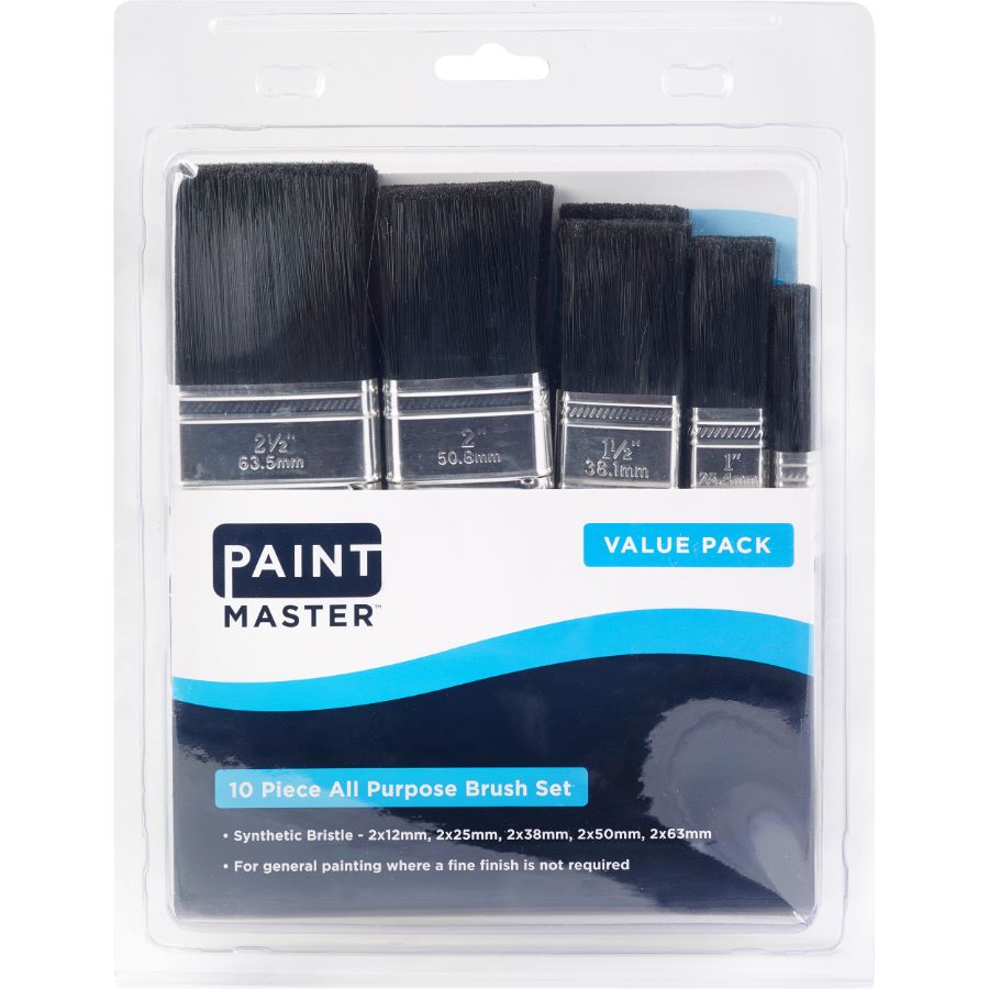 All Purpose 10-Piece Brush Set All Purpose 10-Piece Brush Set