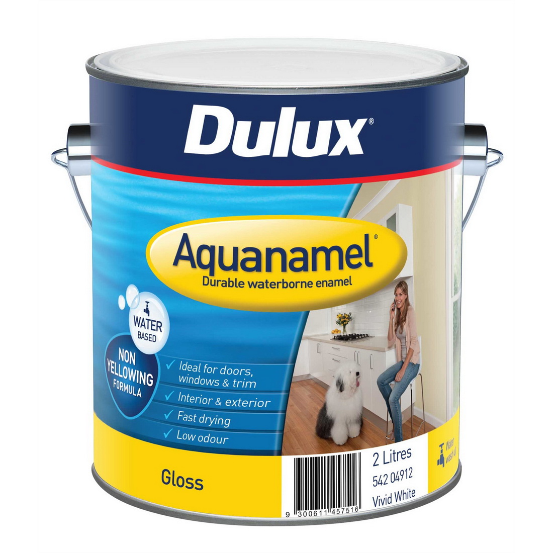 Aquanamel Gloss Vivid White 2L Aquanamel Gloss Vivid White 2L