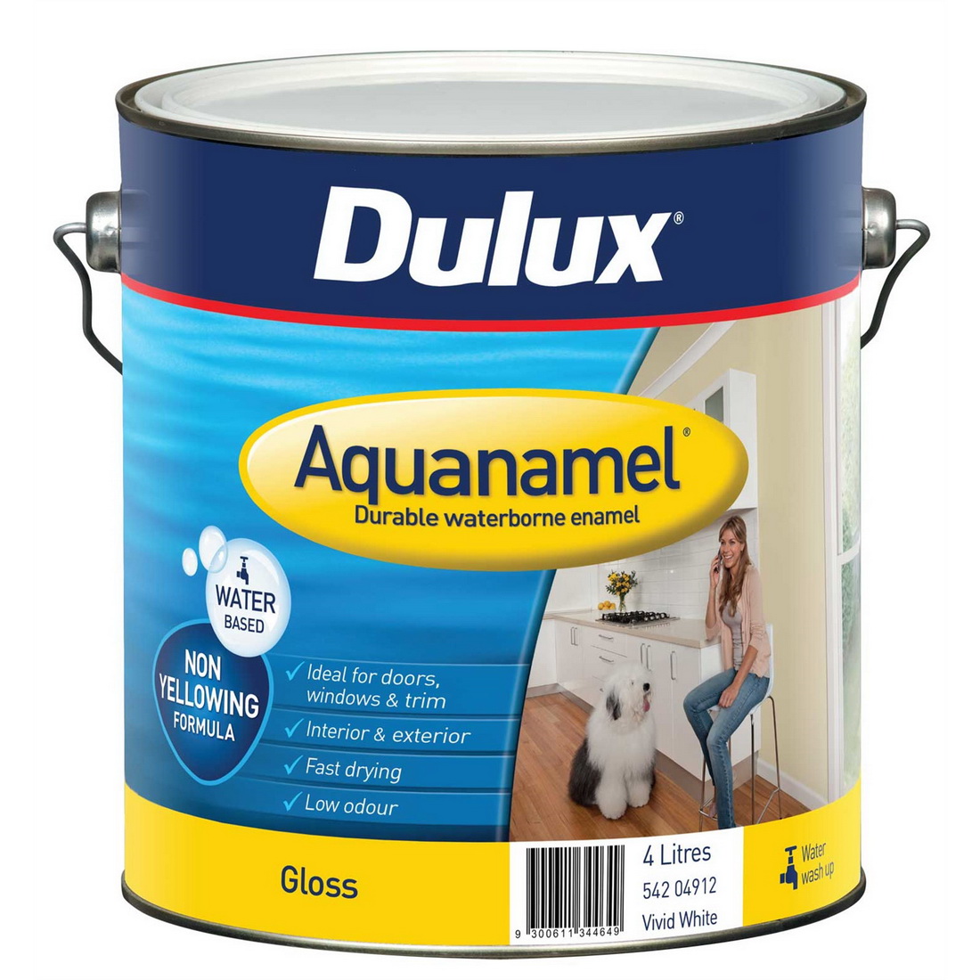 Aquanamel Gloss Vivid White 4L Aquanamel Gloss Vivid White 4L