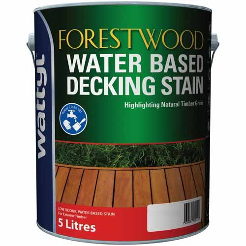Forestwood 5L Decking Stain Gloss Rustic Oak Forestwood 5L Decking Stain Gloss Rustic Oak