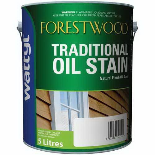 Forestwood Traditional Exterior Stain Mission Brown 5L Forestwood Traditional Exterior Stain Mission Brown 5L