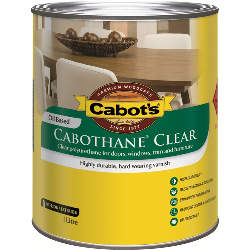 Cabothane Clear Oil Based Gloss 1L 86482031-1LZ Cabothane Clear Oil Based Gloss 1L 86482031-1LZ