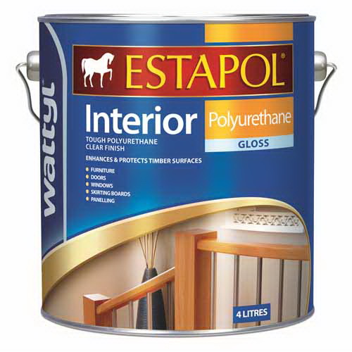 Estapol Polyurethane Interior Clear Gloss 4L Estapol Polyurethane Interior Clear Gloss 4L