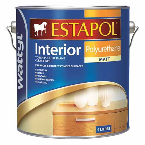 Estapol Polyurethane Interior Clear Matt 4L Estapol Polyurethane Interior Clear Matt 4L
