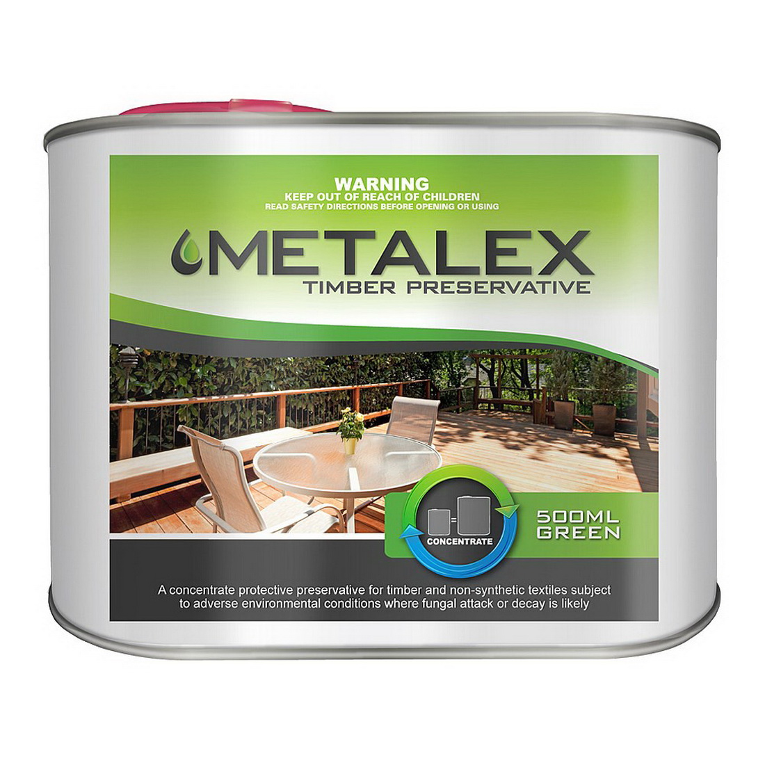 Metalex 500ml Concentrated Timber Preservative Green Metalex 500ml Concentrated Timber Preservative Green