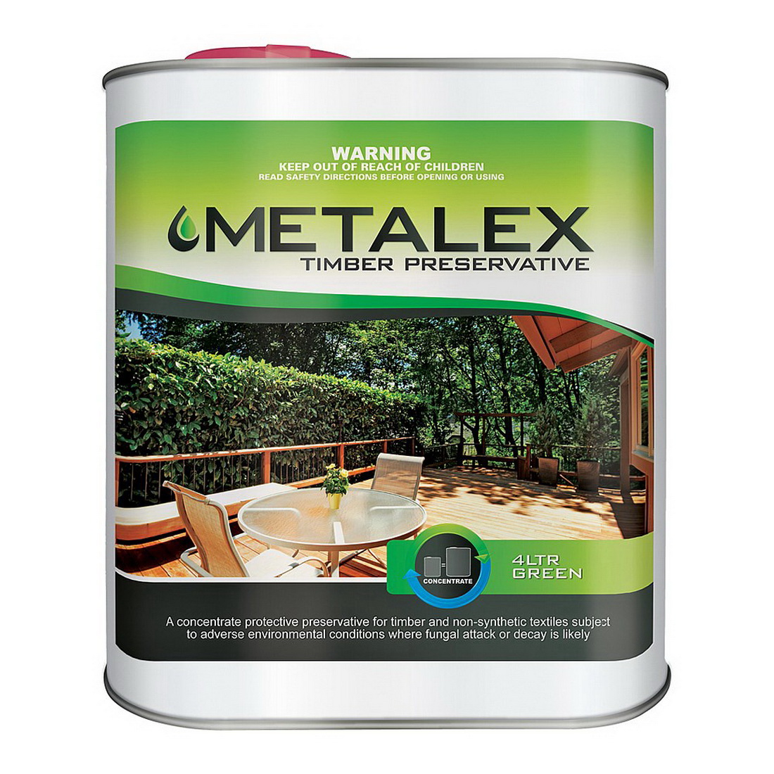 Timber Preservative Green 4L 44003 Timber Preservative Green 4L 44003