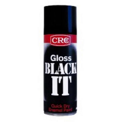 Black IT 400ml Spray Alkyd Enamel Paint Gloss Black Black IT 400ml Spray Alkyd Enamel Paint Gloss Black