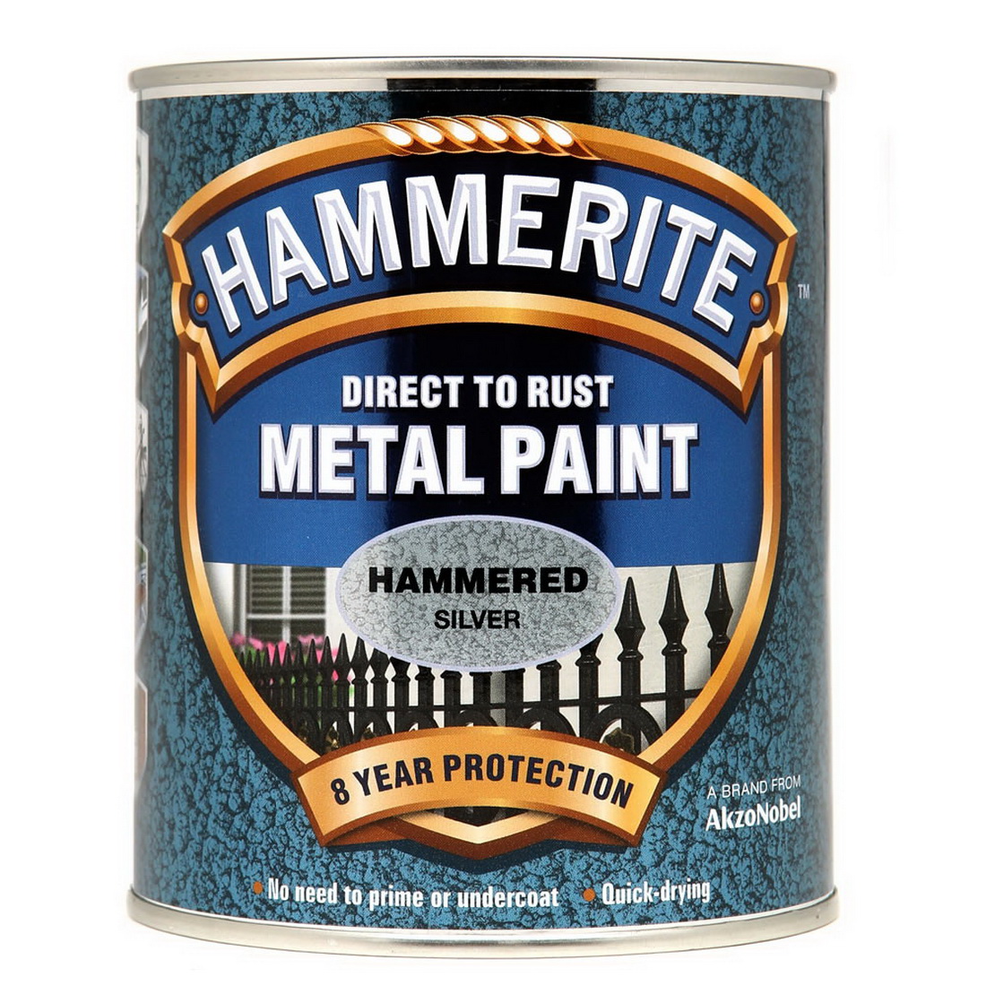 250ml Direct To Rust Hammered Metal Paint Silver 250ml Direct To Rust Hammered Metal Paint Silver