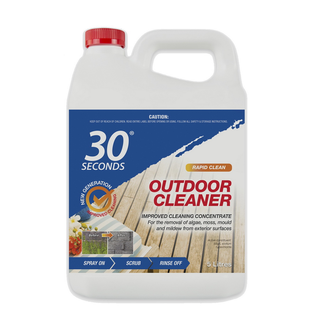 Ready To Use Outdoor Cleaner with Gun 5L Ready To Use Outdoor Cleaner with Gun 5L