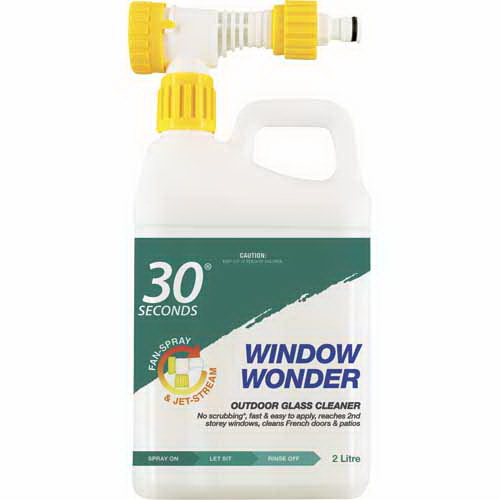 Window Wonder Outdoor Glass Cleaner 2L Rapid Hose End 09675 Window Wonder Outdoor Glass Cleaner 2L Rapid Hose End 09675