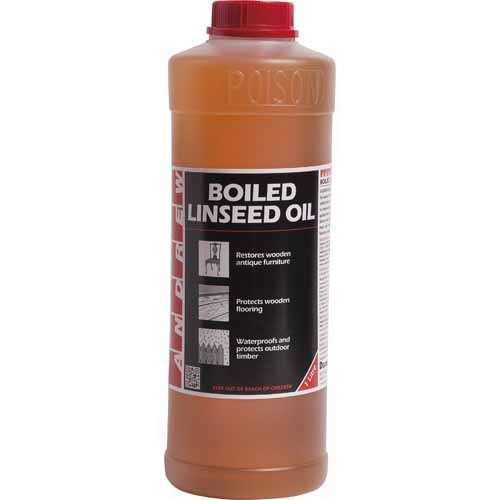 4L Andrew Boiled Linseed Oil Yellow/Amber 4L Andrew Boiled Linseed Oil Yellow/Amber