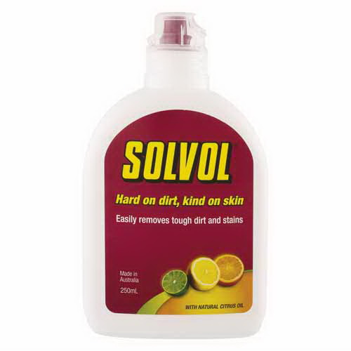 Solvol Liquid Hand Cleaner 250ml Pump Citrus 71225 Solvol Liquid Hand Cleaner 250ml Pump Citrus 71225