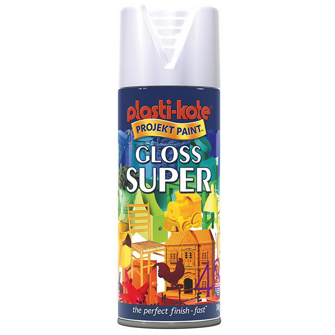 PlastiKote Super Gloss Spray Paint White GA-PK1109 PlastiKote Super Gloss Spray Paint White GA-PK1109