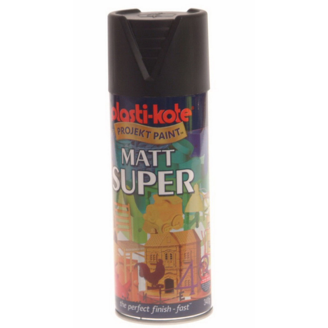 PlastiKote Super Matt Spray Paint Black GA-PK3101 PlastiKote Super Matt Spray Paint Black GA-PK3101