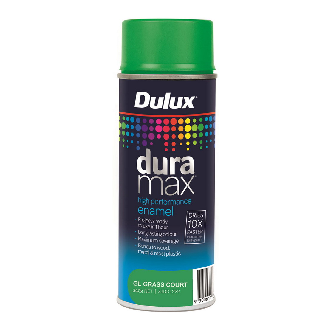 Duramax Grass Court Gloss Spray Paint 340g Duramax Grass Court Gloss Spray Paint 340g