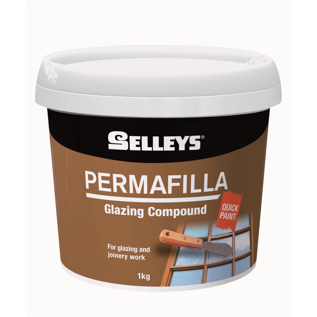Permafilla Glazing Compound 1kg Permafilla Glazing Compound 1kg