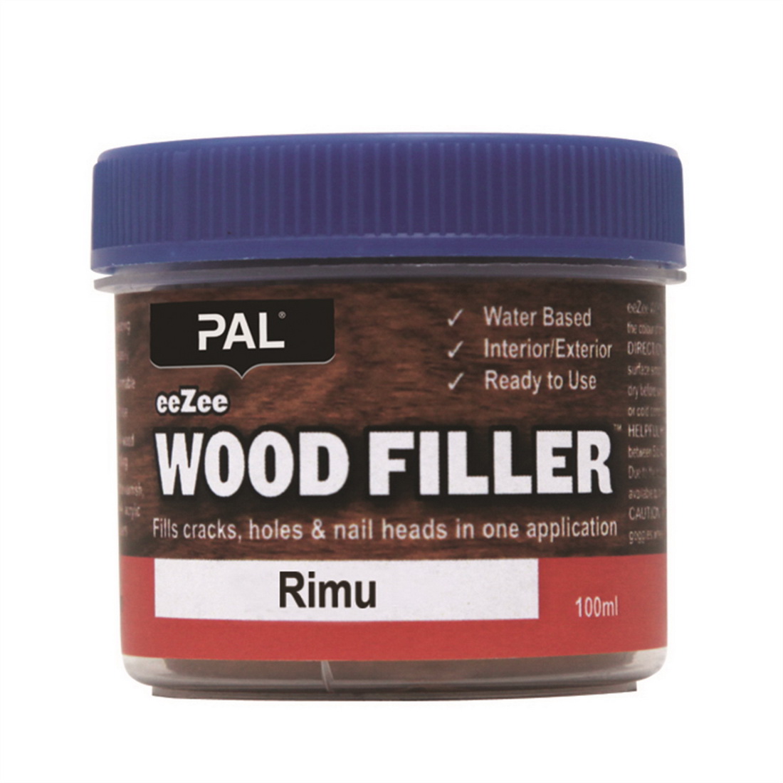 EeZee Water Based Wood Filler 100ml Rimu EeZee Water Based Wood Filler 100ml Rimu