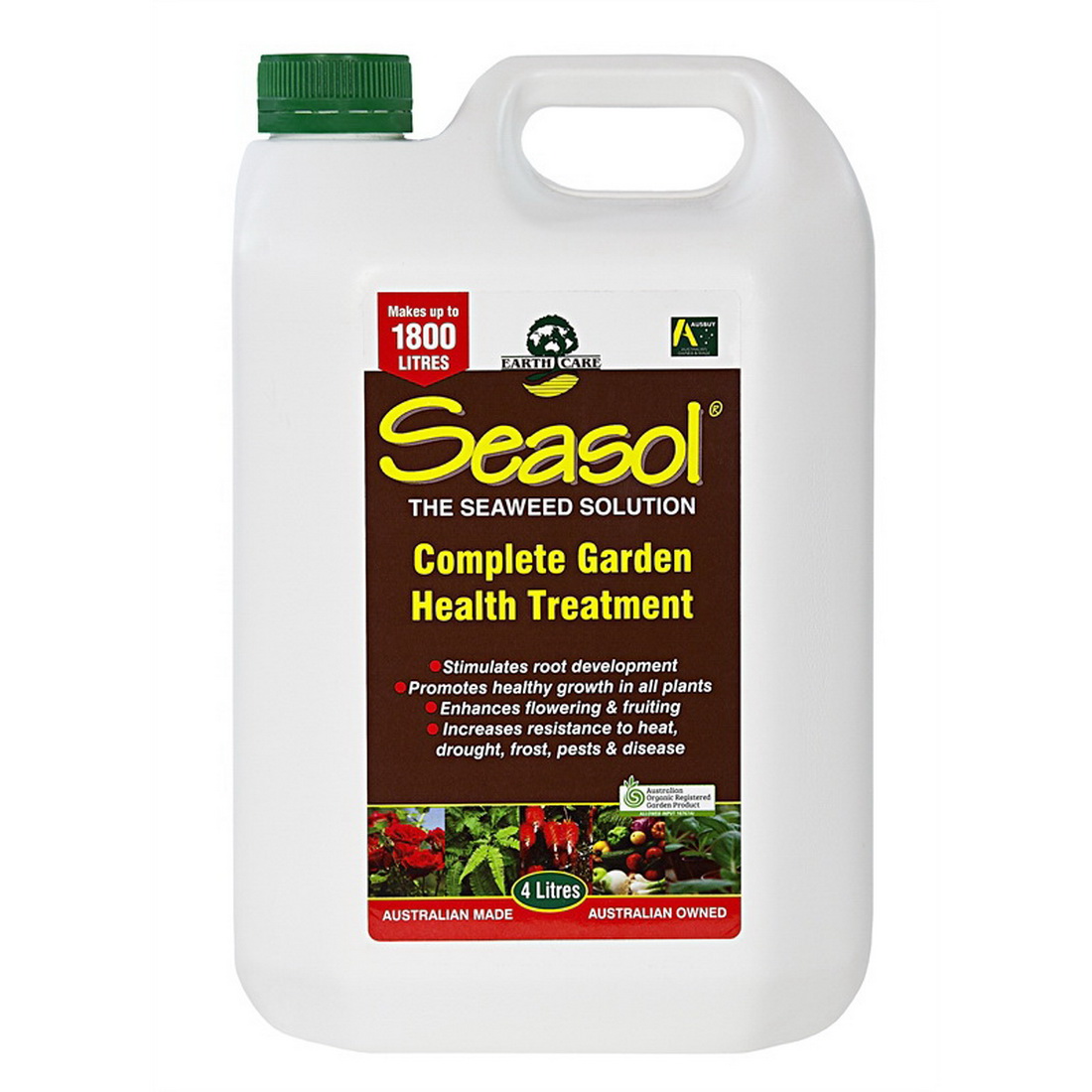 Tui Seasol Liquid Fertilizer 4 L Dark Brown SEA4 Tui Seasol Liquid Fertilizer 4 L Dark Brown SEA4
