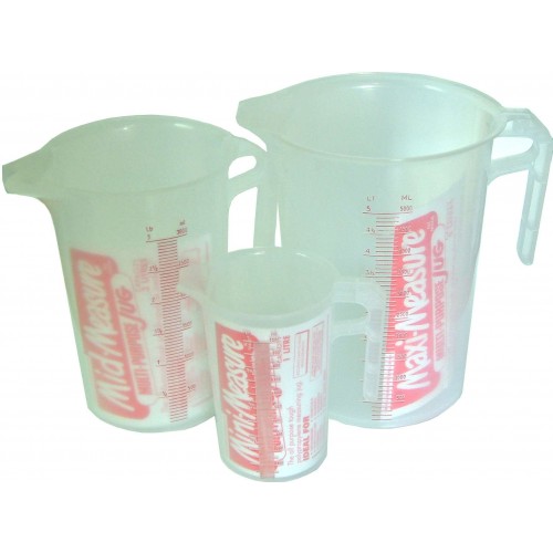 Plastic Measurer 1L Jug JUG1L Plastic Measurer 1L Jug JUG1L