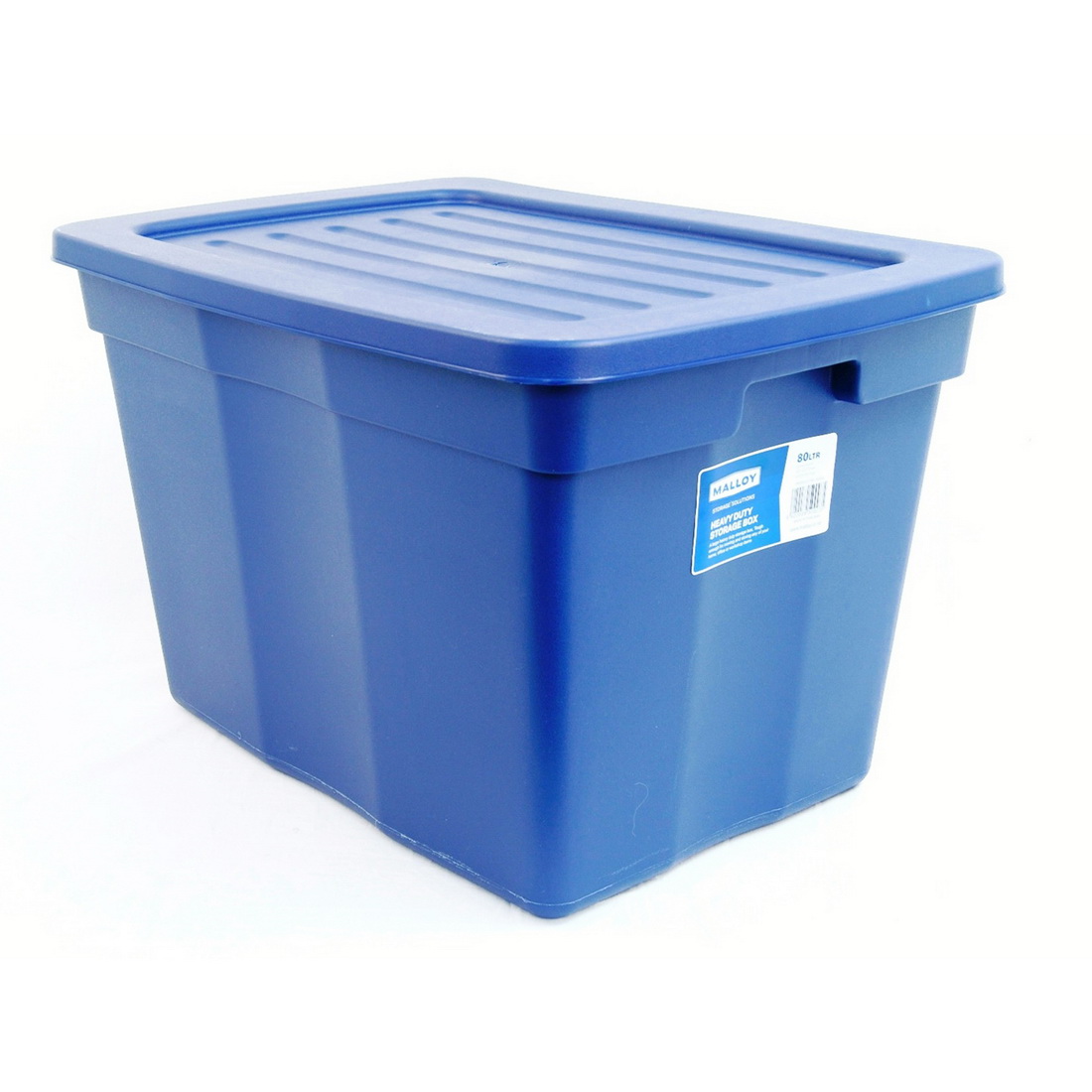 Malloy Heave Duty Storage Box With Lid 79L Blue S0003 Malloy Heave Duty Storage Box With Lid 79L Blue S0003
