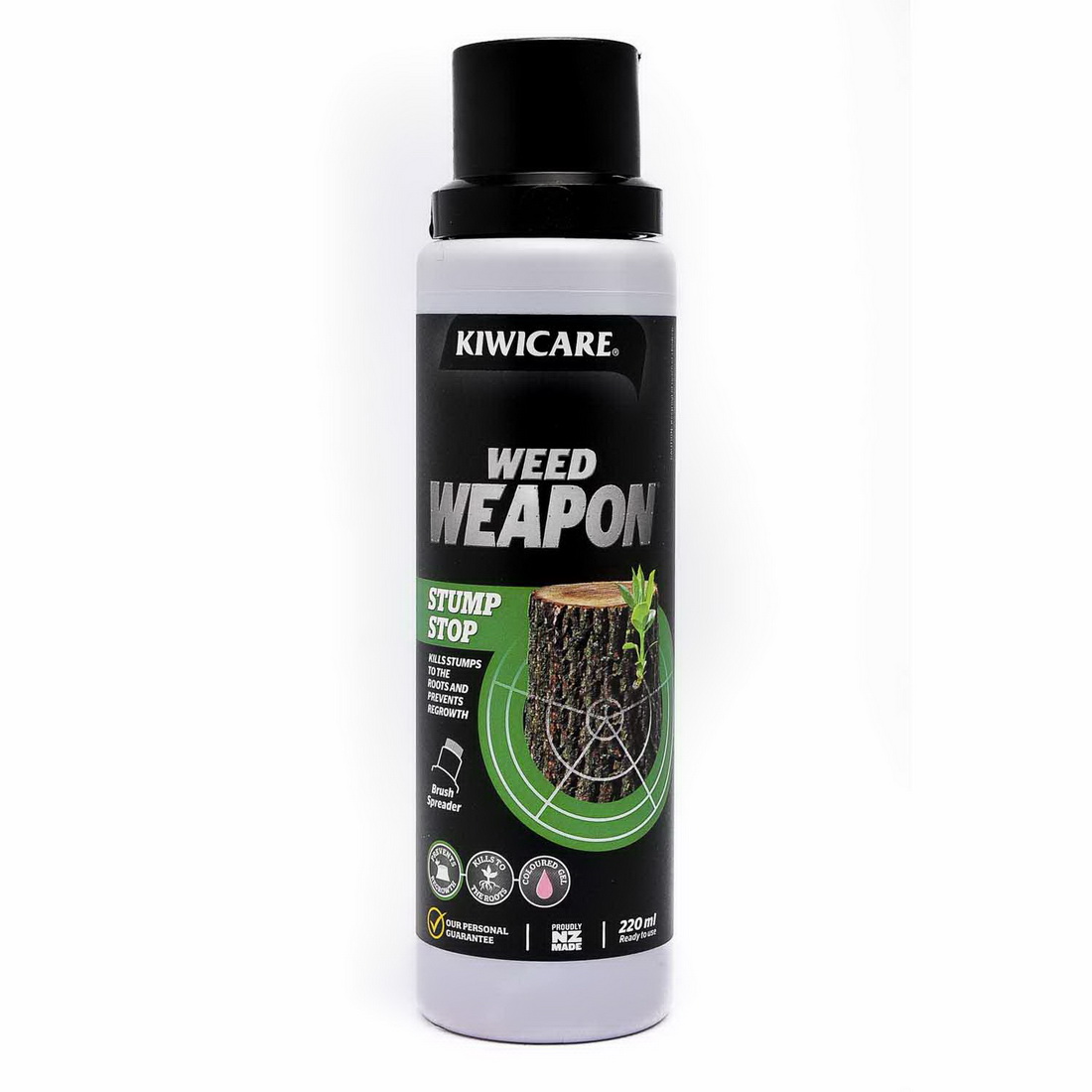 Weed Weapon Stump Stop Gel With Dye Weed Control 220ml Red G30015 Weed Weapon Stump Stop Gel With Dye Weed Control 220ml Red G30015