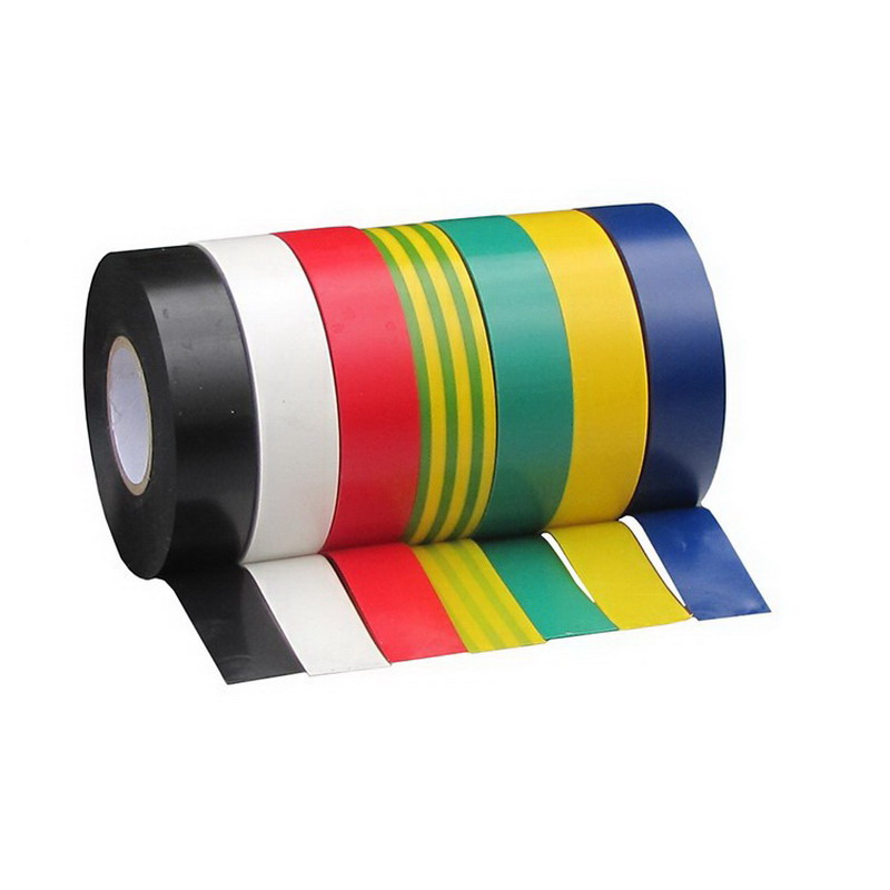 20m x 19 x 0.18mm Insulation Tape Rainbow 10 pack 20m x 19 x 0.18mm Insulation Tape Rainbow 10 pack