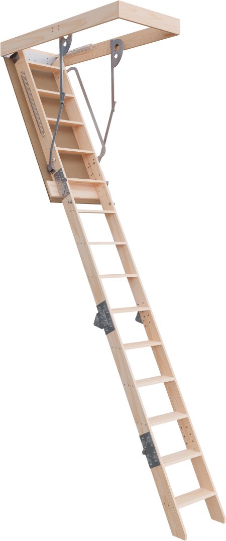 Deluxe Range 3100 - 3660mm Attic Ladder Timber Deluxe Range 3100 - 3660mm Attic Ladder Timber