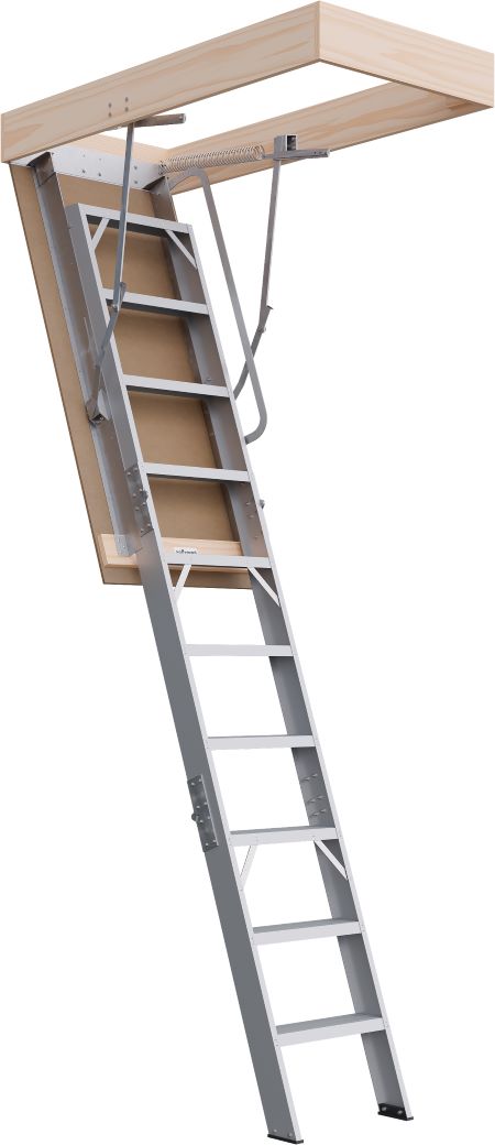 Commercial Range 2550 - 2800mm Attic Ladder Aluminium Commercial Range 2550 - 2800mm Attic Ladder Aluminium