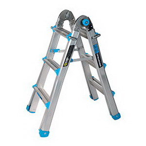 150kg Multi Purpose 3-Step All-In-One Telescopic Ladder 0.9-3.3m 150kg Multi Purpose 3-Step All-In-One Telescopic Ladder 0.9-3.3m