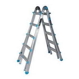 150kg Multi Purpose 5-Step All-In-One Telescopic Ladder 1.5-5.7m 150kg Multi Purpose 5-Step All-In-One Telescopic Ladder 1.5-5.7m