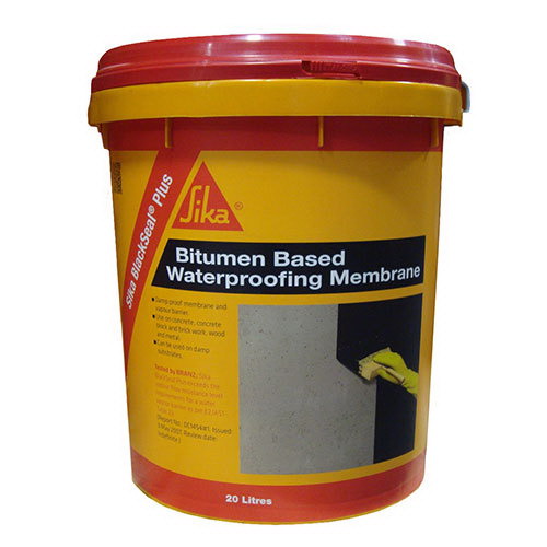 Blackseal Plus Liquid Bitumen Waterproofing Membrane 20L Black Blackseal Plus Liquid Bitumen Waterproofing Membrane 20L Black